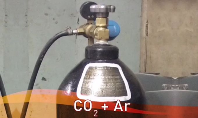 смесь аргона с углекислотой